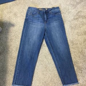 Womens Seven 7 Tower Straight Crop jeans size 10